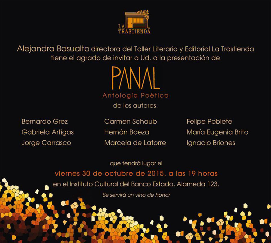 Presentación de «Panal», Antología Poética