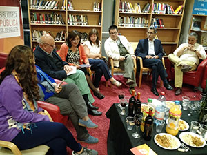 Presentación de Letras en el aula en Recoleta y  entrega de premio del Concurso Literario Letras de Chile