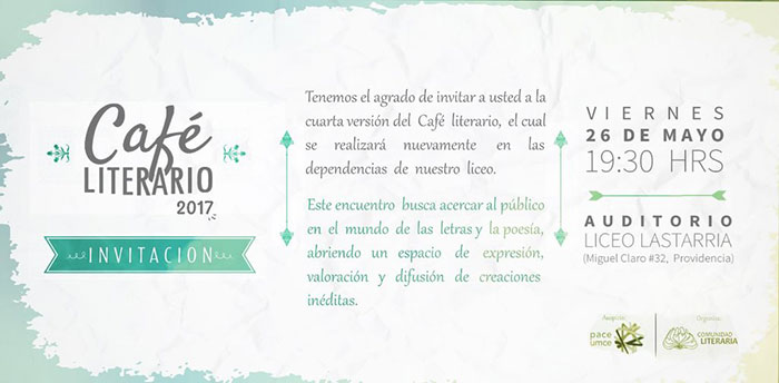 Caf literario Lastarria 2017