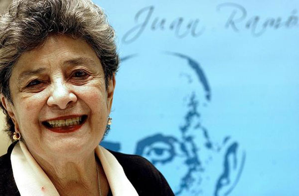 La poeta nicaragüense Claribel Alegría, ganadora del Premio Reina Sofía