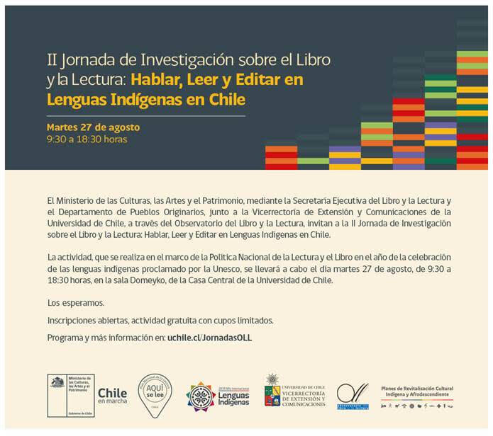 invitacion ii jornada de investigacion del libro y la lectura