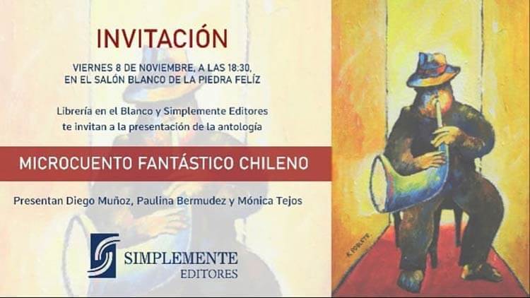 Invitación Microcuento Fantástico Chileno