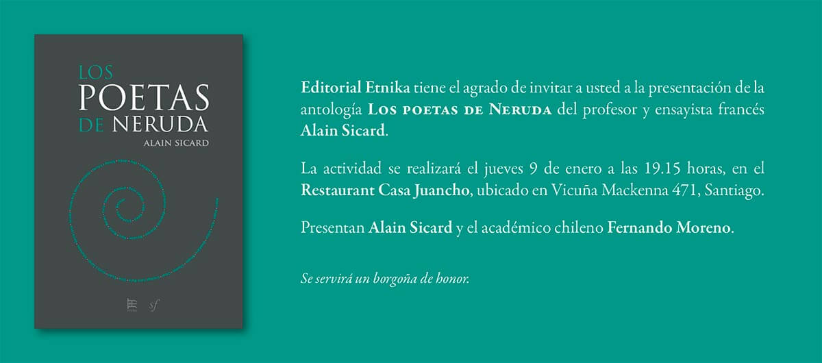 Presentación de la Antología Los poetas de Neruda