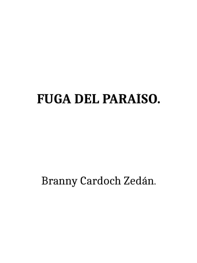 Fuga, de Branny Cardoch