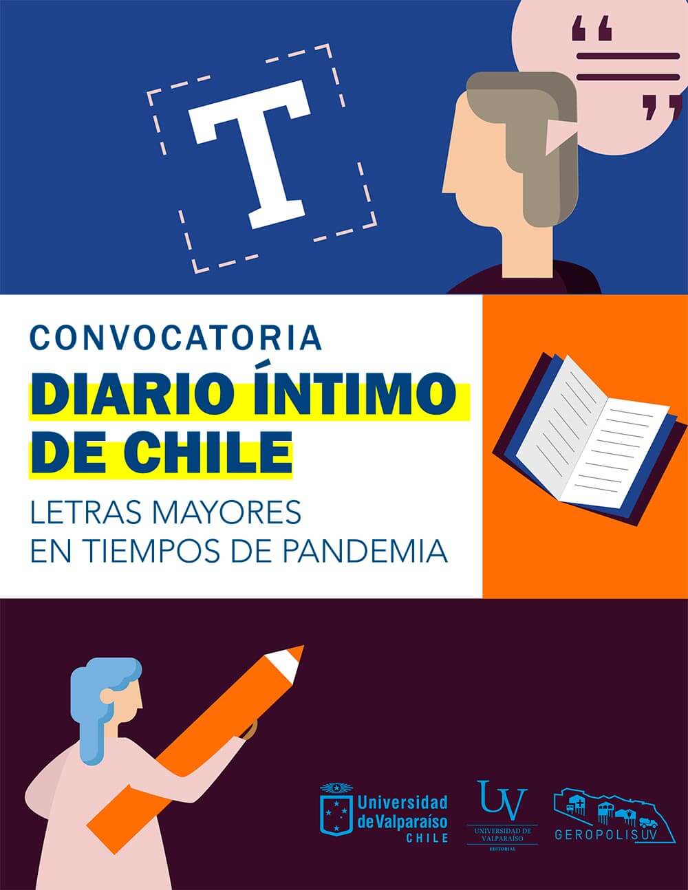 Convocatoria nacional «Diario íntimo de Chile. Letras Mayores en Tiempos de Pandemia»