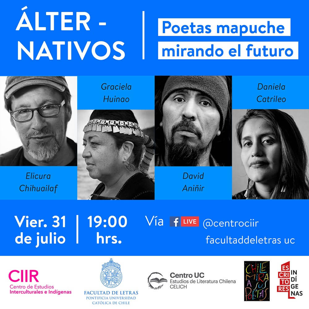 Conversatorio Alter-nativos: poetas mapuches mirando el futuro