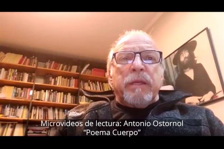 Microvideos de lectura: Antonio Ostornol, Poema Cuerpo
