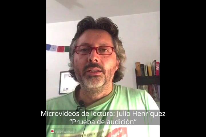 Microvideos de lectura: Julio Henríquez, Prueba de audición