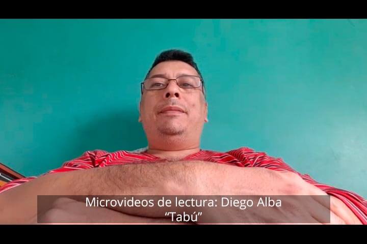 Microvideos de lectura: Diego Alba, Tabú