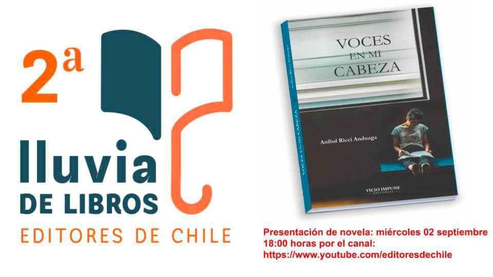 Lanzamiento de novela “Voces en mi cabeza” de Aníbal Ricci