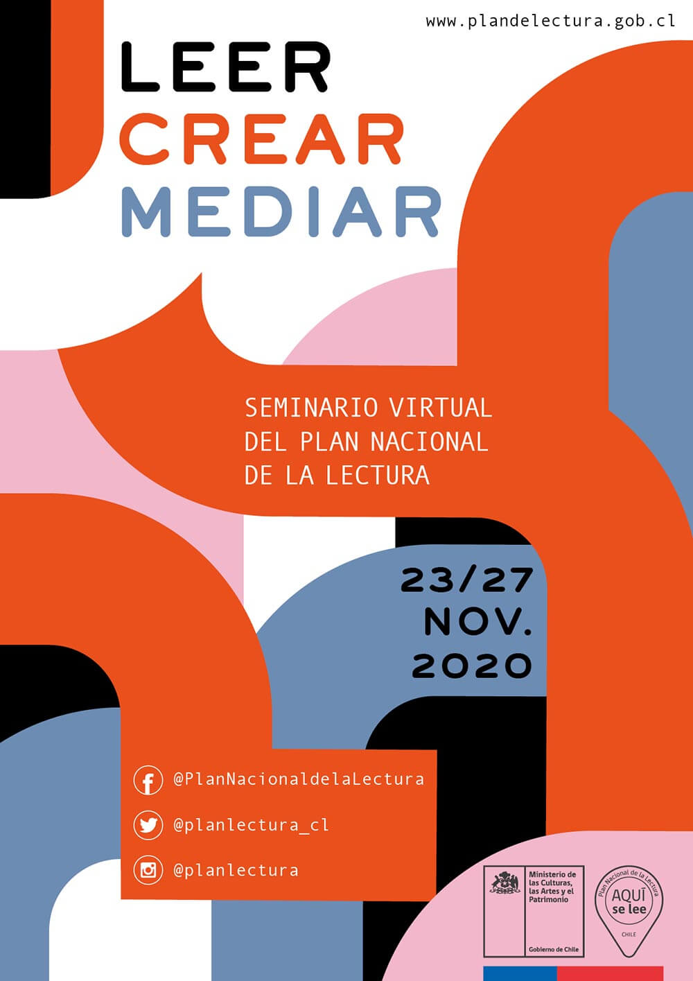 Seminario virtual del plan nacional de la lectura, 23 a 27 de noviembre