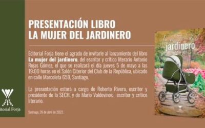 Invitación a la presentación de la novela «La mujer del jardinero»