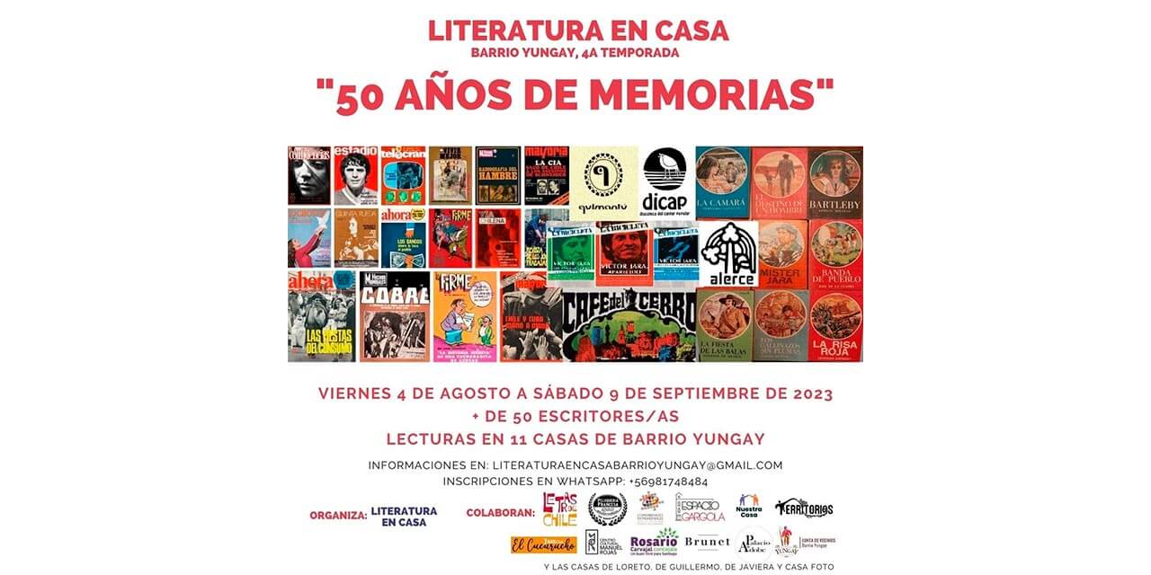 LITERATURA EN CASA: 50 AÑOS DE MEMORIAS