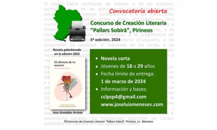 Concurso literario para novelas de escritoras y escritores jóvenes