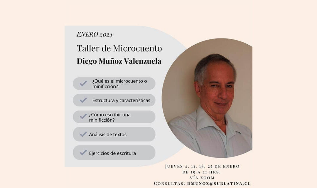 Taller de Inicio al Microcuento de Diego Muñoz Valenzuela