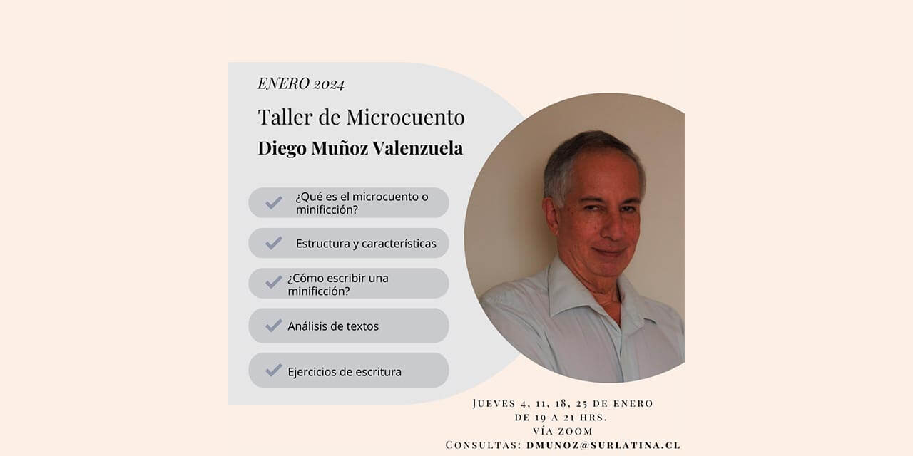 Taller de Inicio al Microcuento de Diego Muñoz Valenzuela