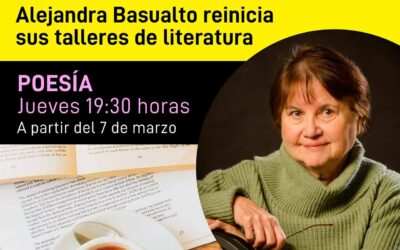 La escritora Alejandra Basualto reinicia su TALLER DE POESÍA 2024