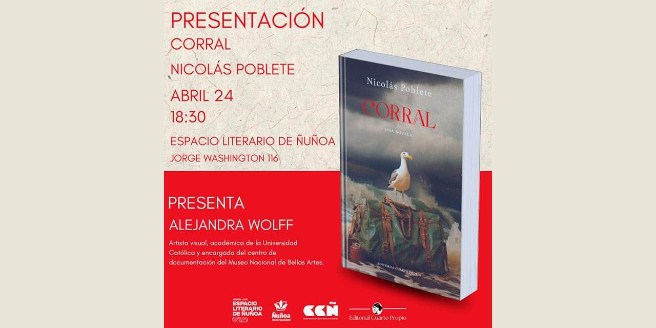 Presentación de la novela de terror de Nicolás Poblete «Corral»