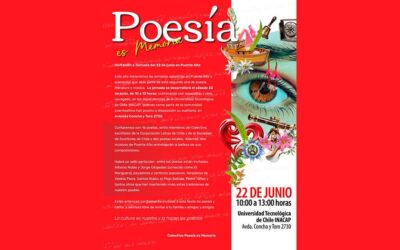 Invitación a participar de la jornada «Poesía es Memoria»