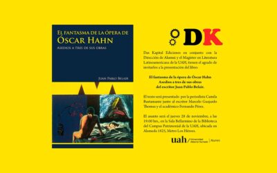 Presentación del libro:El fantasma de la ópera de Óscar Hahn. Asedios a tres de sus obras