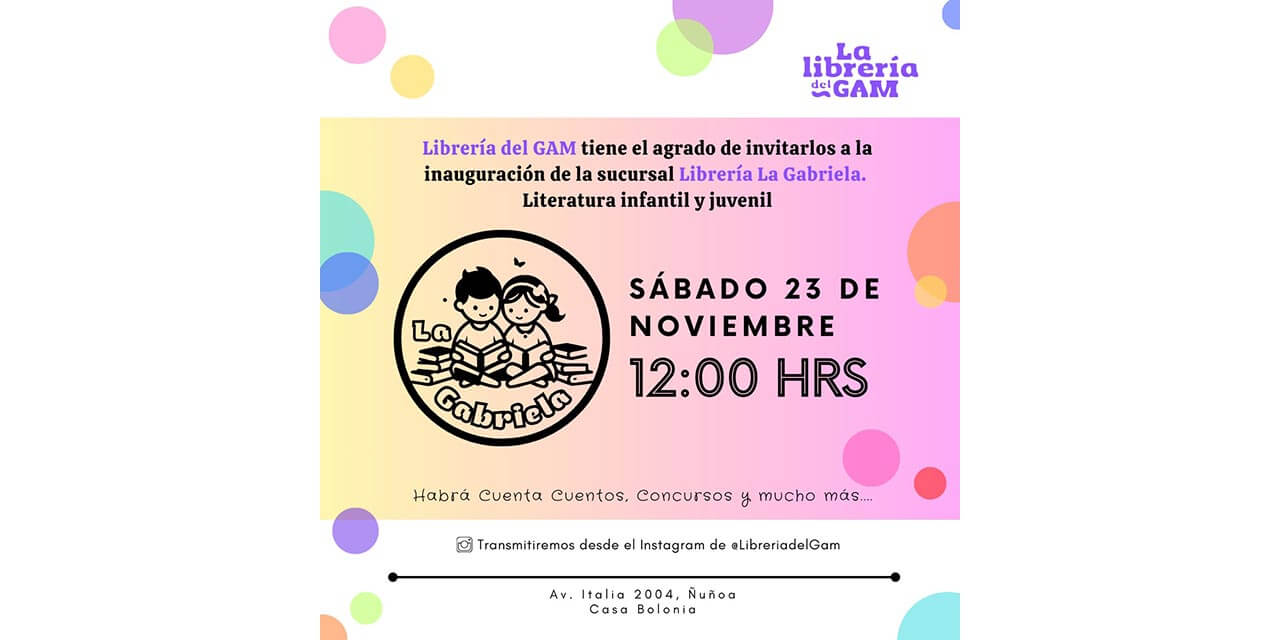 Inauguración de la sucursal Librería La Gabriela