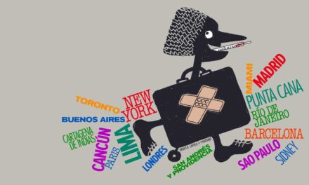 Décima de Hilda Carrera G.,ilustración de Vicente Larrea