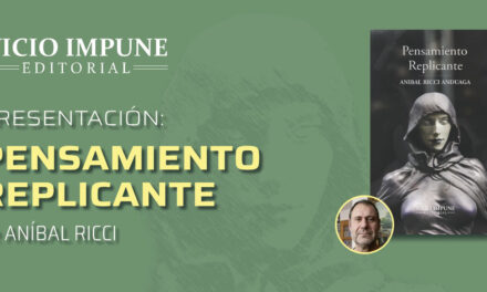 Invitamos a asistir al lanzamiento de un nuevo libro de Aníbal Ricci, integrante de Letras de Chile