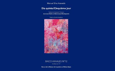 Desde Francia viene volando la poesía del escritor chileno Manuel Silva Acevedo, Premio Nacional de Literatura 2016