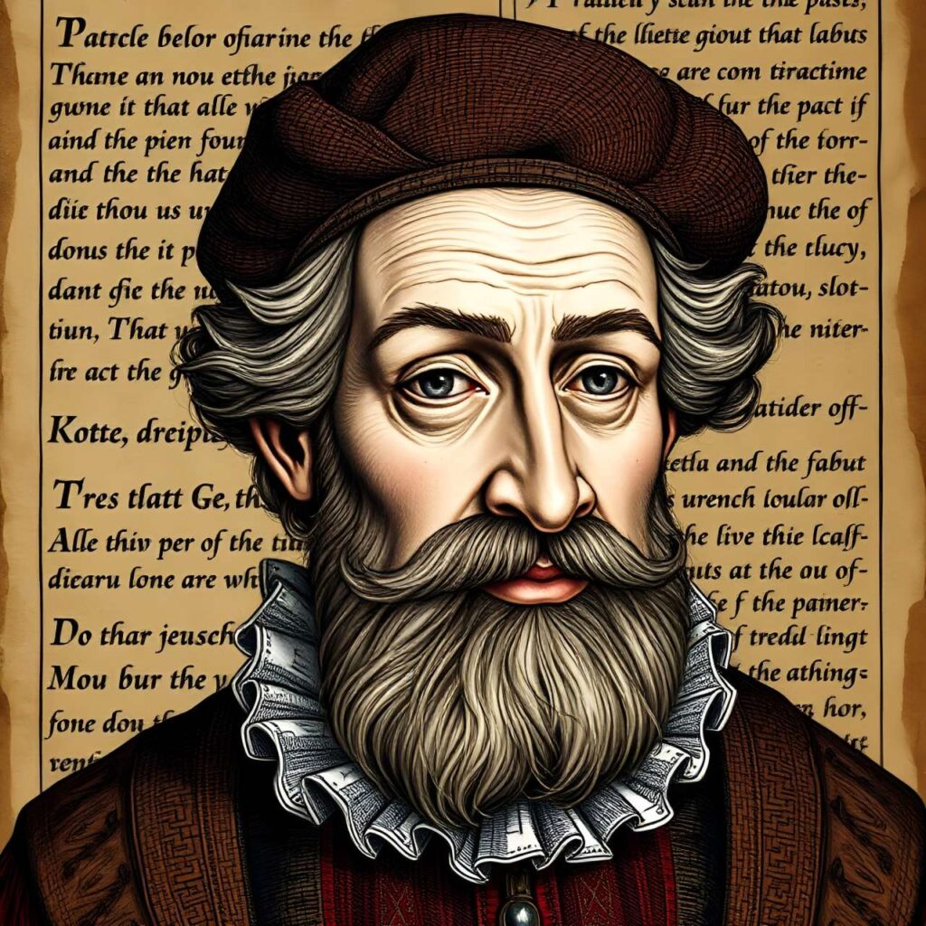 François Rabelais - Imagen generada con IA