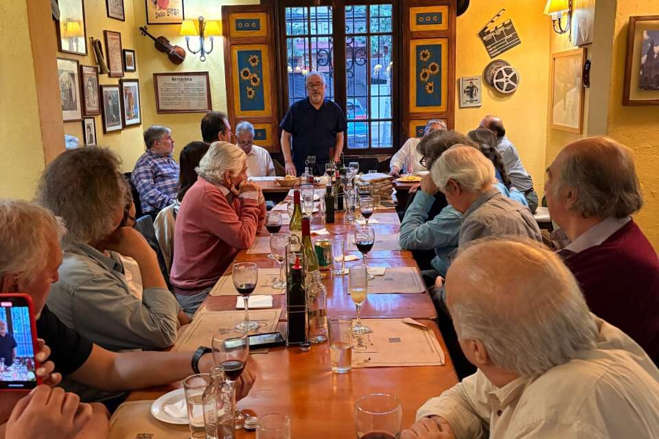 Cena de celebración del Premio Nacional de Literatura