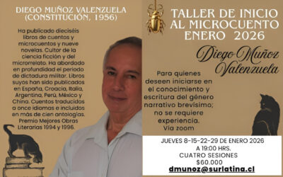 Taller de inicio al microcuento, enero 2026 de Diego Muñoz Valenzuela