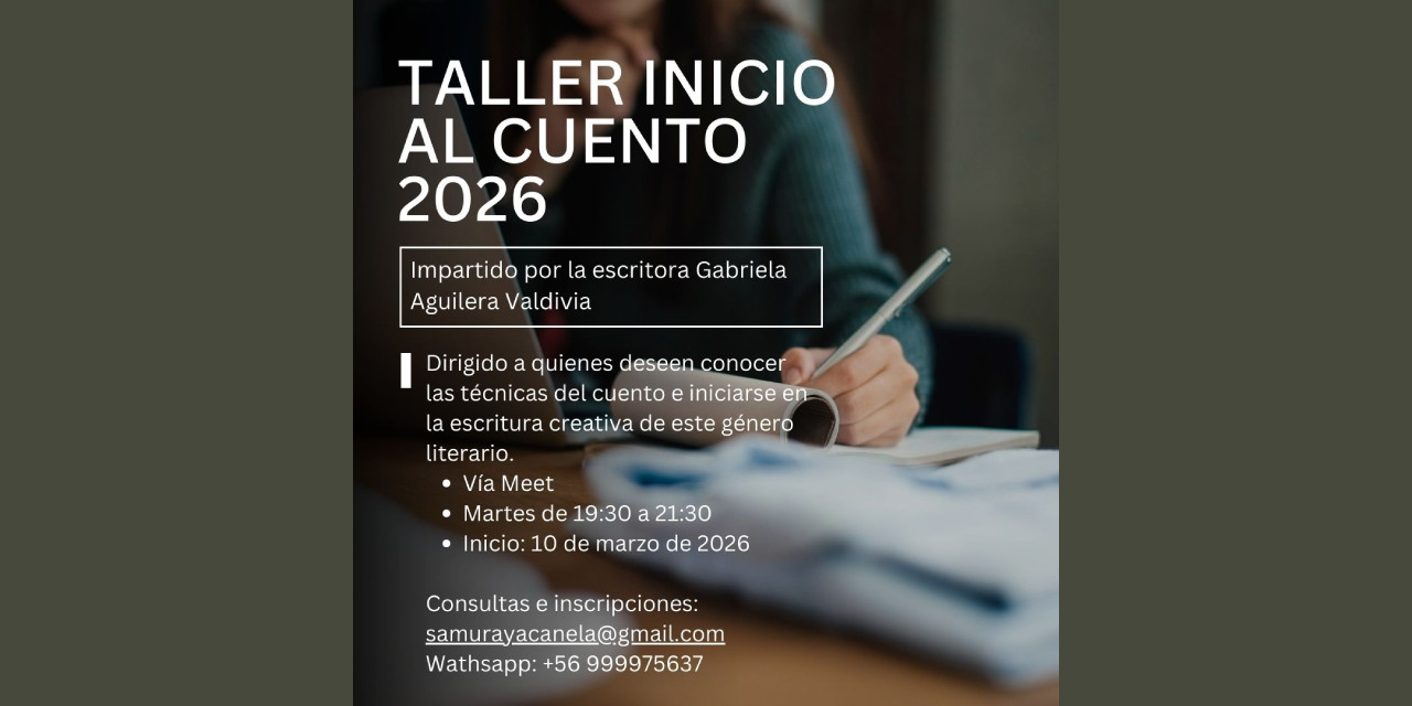 Taller «Inicio al Cuento» 2026