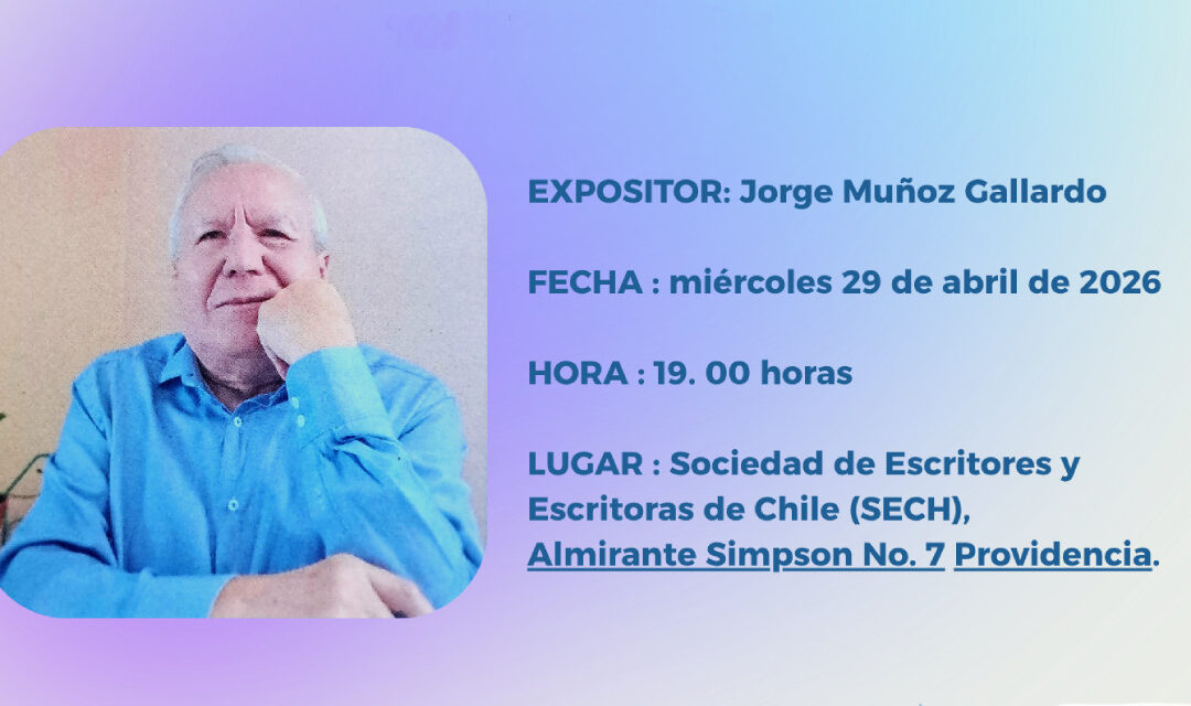 Invitamos a asistir a la charla del miércoles 29
