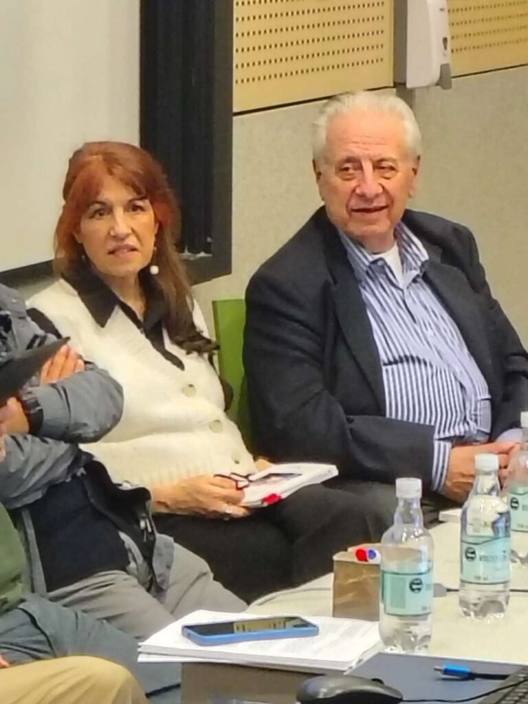 Sandra Bianchi con Raúl Brasca